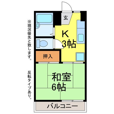 ＴＯＷＮＹ　ＡＫＥＢＯＮＯの物件間取画像